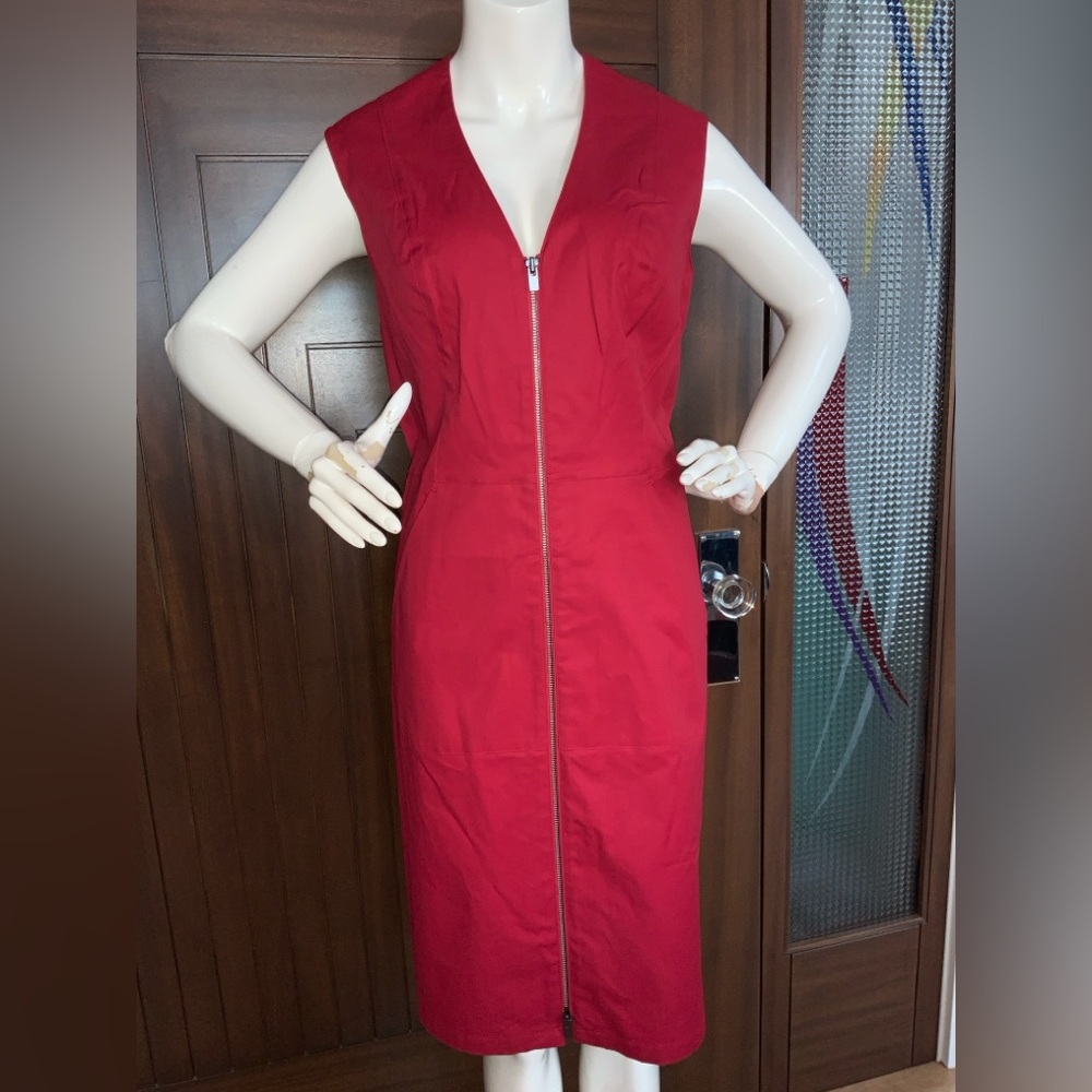 KATE SPADE Saturday "Let's Make Contact" Cherry Red Dress, Sz 14